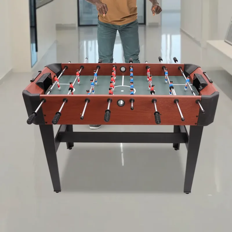 Standard Foosball Table – full view of match layout
