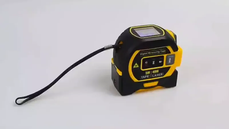 Laser Rangefinder Tape with Digital Display