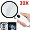 Handheld Magnifying Glass - With 30X zoom