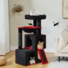 Multi level cat tower – Black color