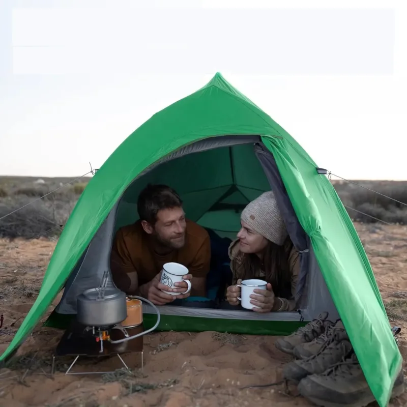 Naturehike Camping Tent – Two person inside the tent