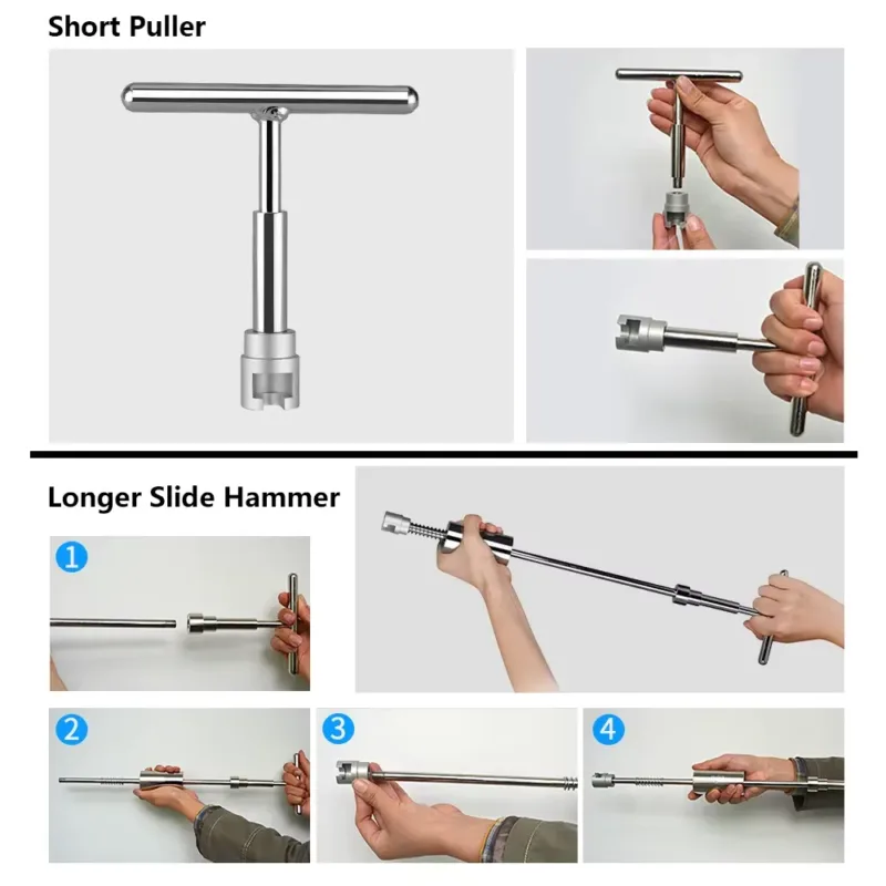 Slide Hammer and Dent Bridge in Use