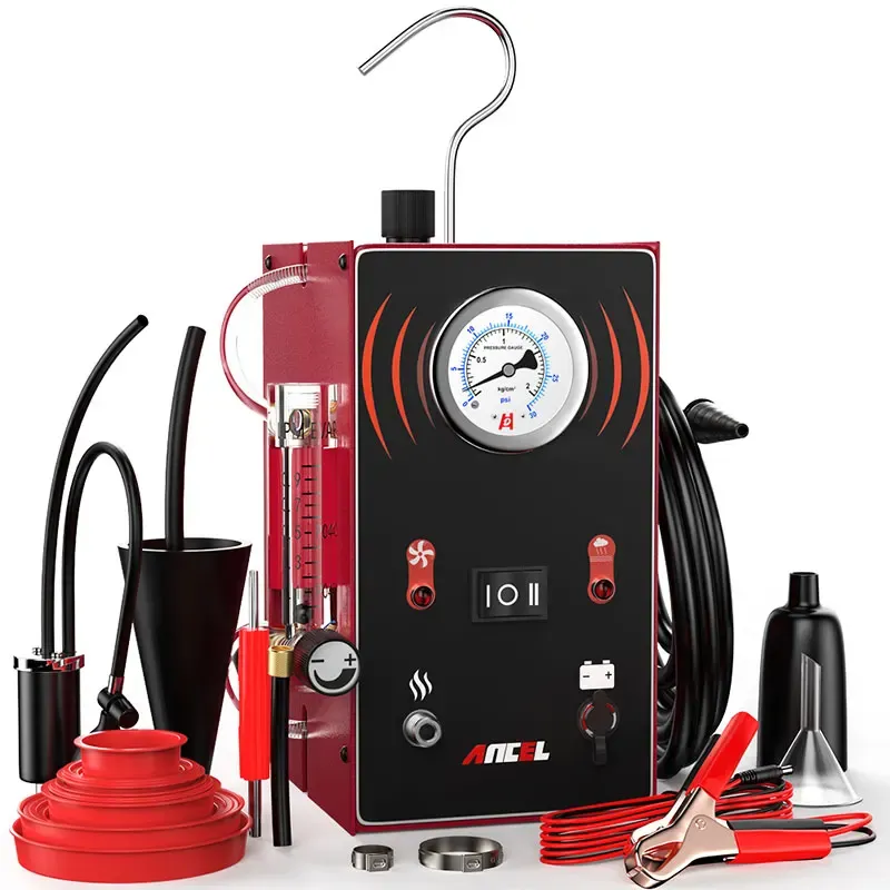 ANCEL S300 leak detector machine displayed