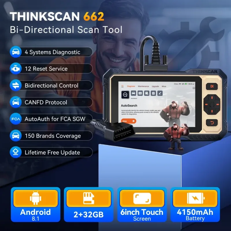 User-Friendly Interface of Thinkcar Diagnostic Tool