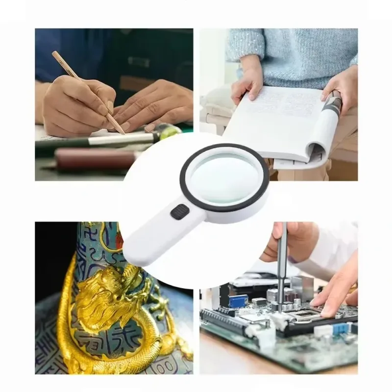 Handheld Magnifying Glass Helps in Multiple works