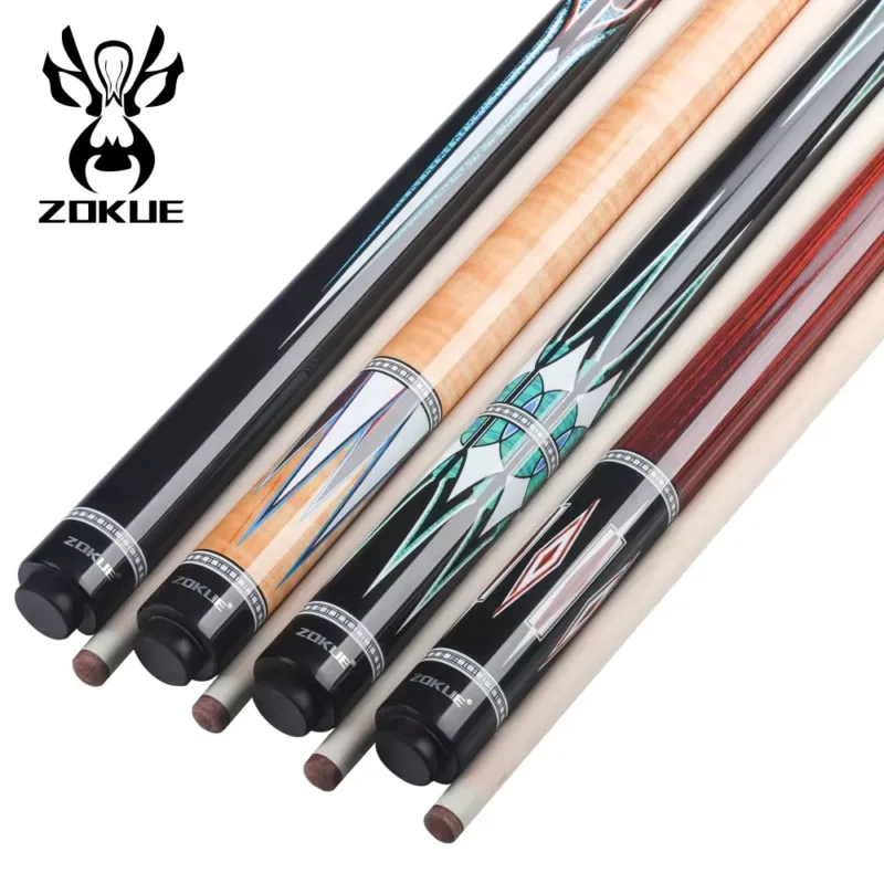ZOKUE Carom Billiard With 4 colors Shaft in Action