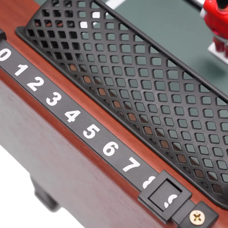 Standard Foosball Table – scoreboard close-up behind goals