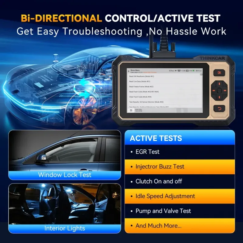 Data Visualization Options on Thinkcar Diagnostic Tool