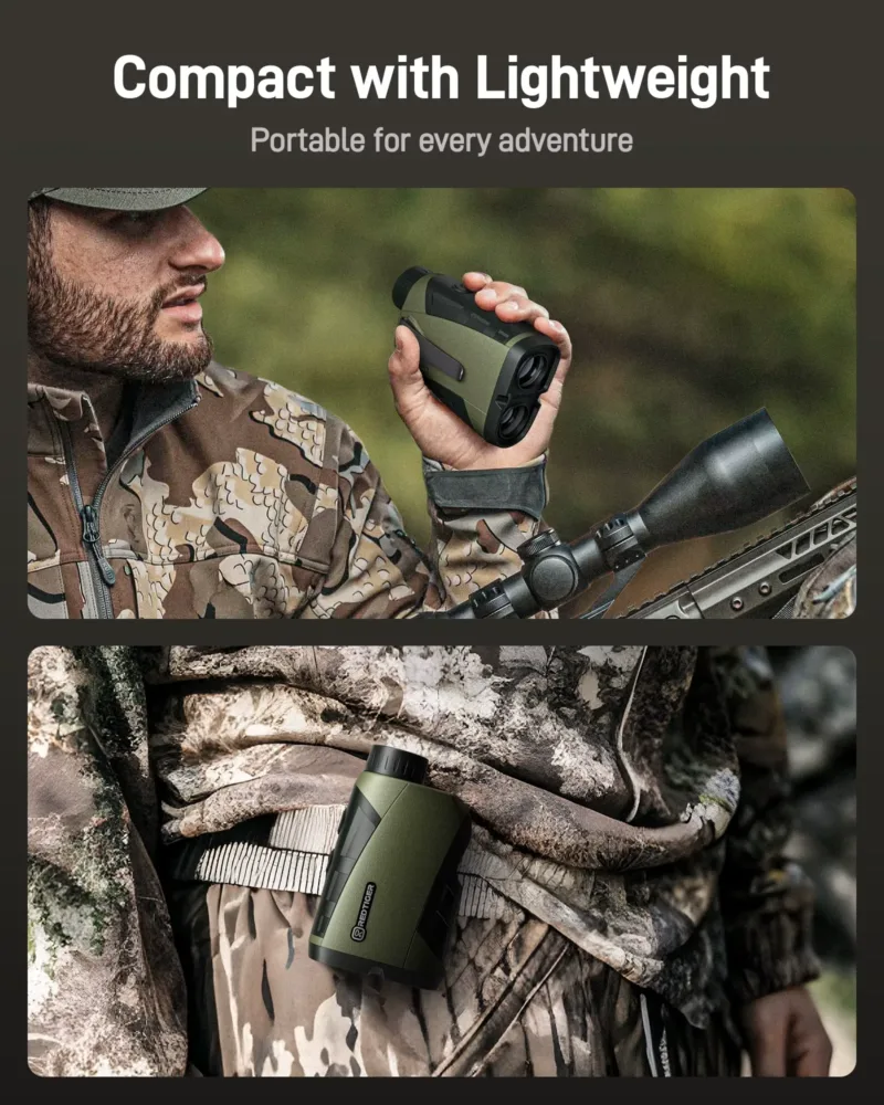 Side View of Ergonomic REDTIGER Rangefinder