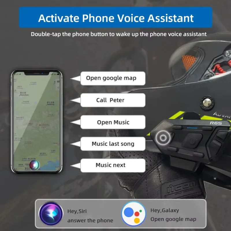 Motorcycle accessories – Bluetooth helmet speakers and interphone