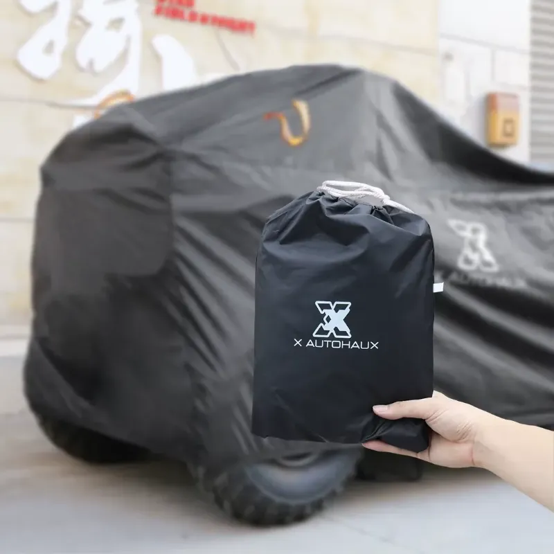 X Autohaux ATV Cover – Waterproof, Snowproof, Anti-UV with Reflective Strips, Universal Fit for Quad Bikes