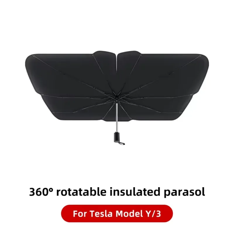 Tesla sunshade reduces AC power use