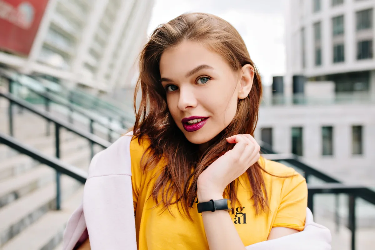 a nice and stylish girl 