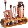 cocktailgeek Bar Tool Set – complete bartender kit on a wooden bar top-alt-5