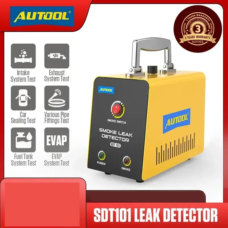 Car Smoke Leak Detector in Action