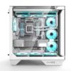 High-airflow Darkflash DY470 case with pre-installed ARGB fans