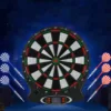 LED-Backlit Electronic Dartboard for Night Play