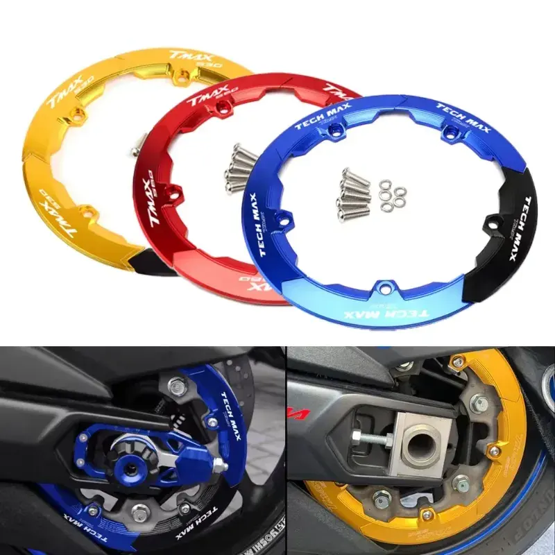Yamaha Transmission Belt Cover CNC Pulley Guard for TMAX 560 / 530