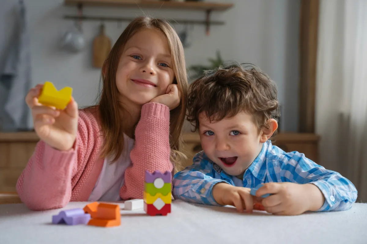 kids and legos