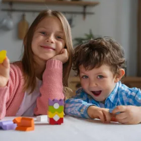 kids and legos