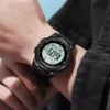 Student wearing SANDA watch in class