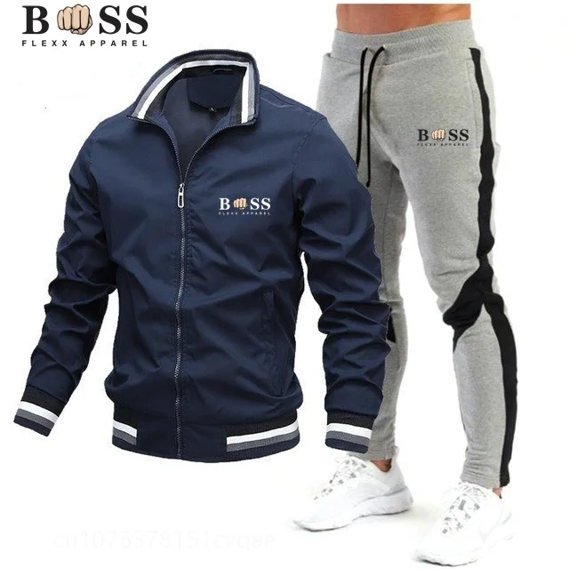 Navy grey pants