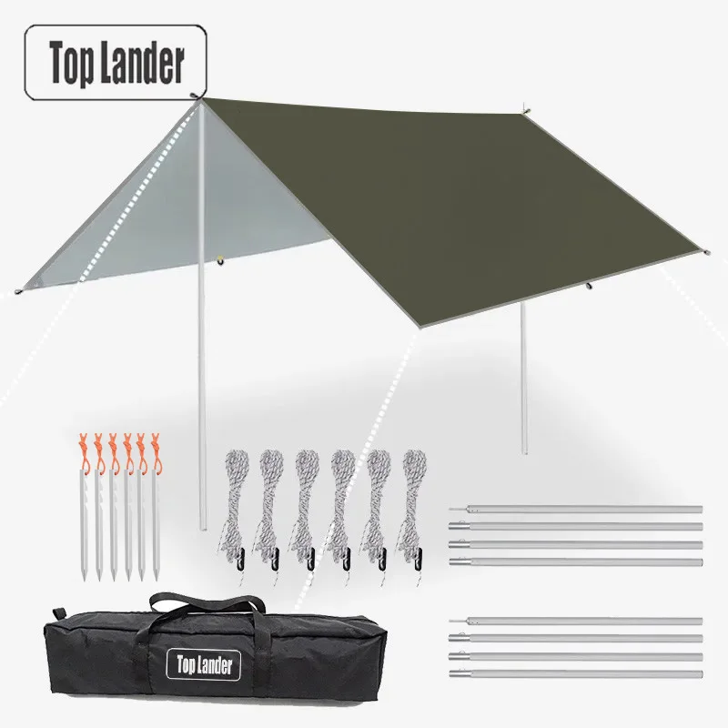 Olive Green Tarp Set