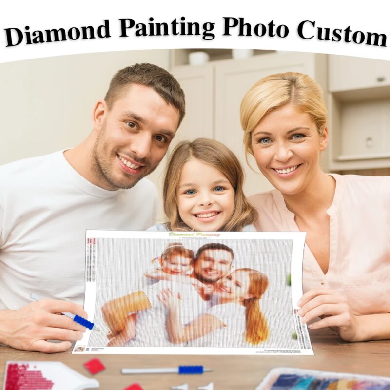 Full Drill Custom Photo Diamond Painting - Perfect DIY Gift