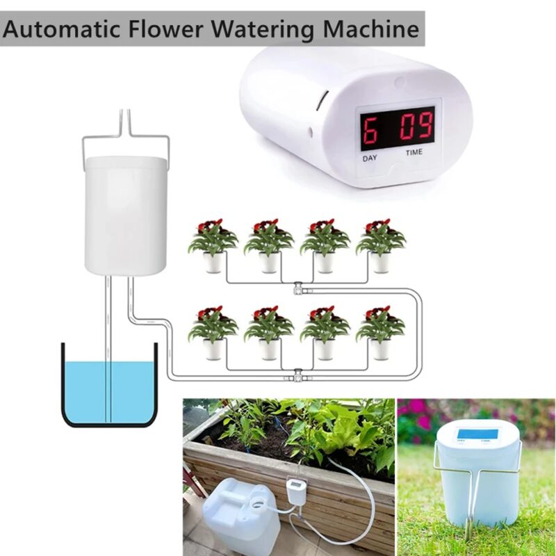 Intelligent Self-Watering Kit for 2-8 Plants | Automatic Drip Irrigation System