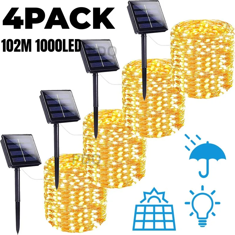 Solar LED Fairy Lights | Waterproof Outdoor String Lights for Garden & Events