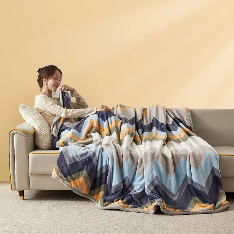 Extra Soft Flannel Blanket - Thickened for Nap & AC Use