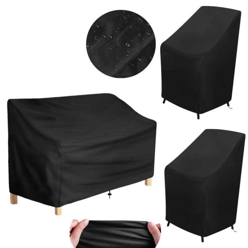Waterproof Patio Chair Cover - UV Resistant, Outdoor Furniture Protector, Universal Fit