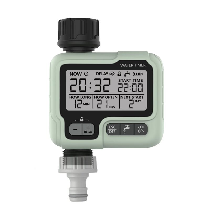 HCT-322 Automatic Water Timer - Intelligent Garden Digital Irrigation Machine for Outdoor Use