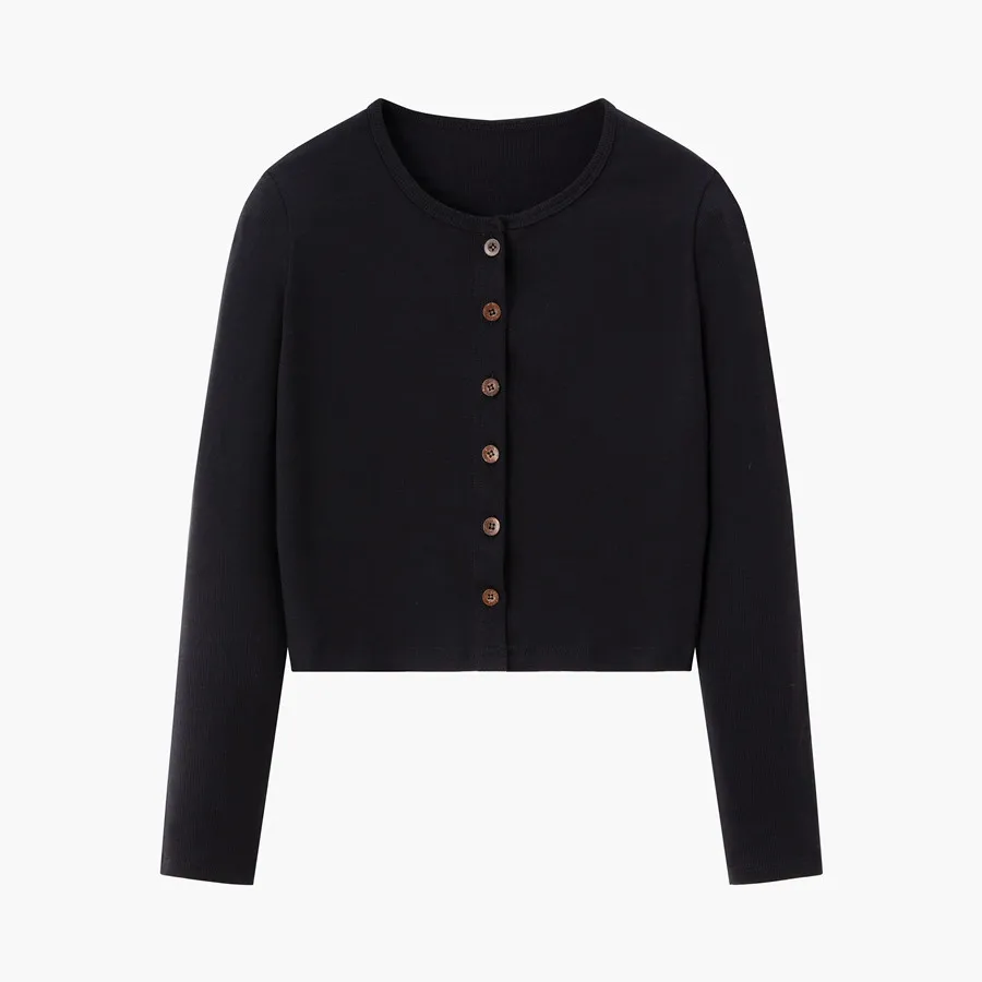 Black cardigan