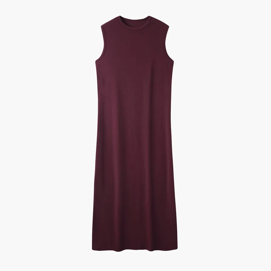 Burgundy dress