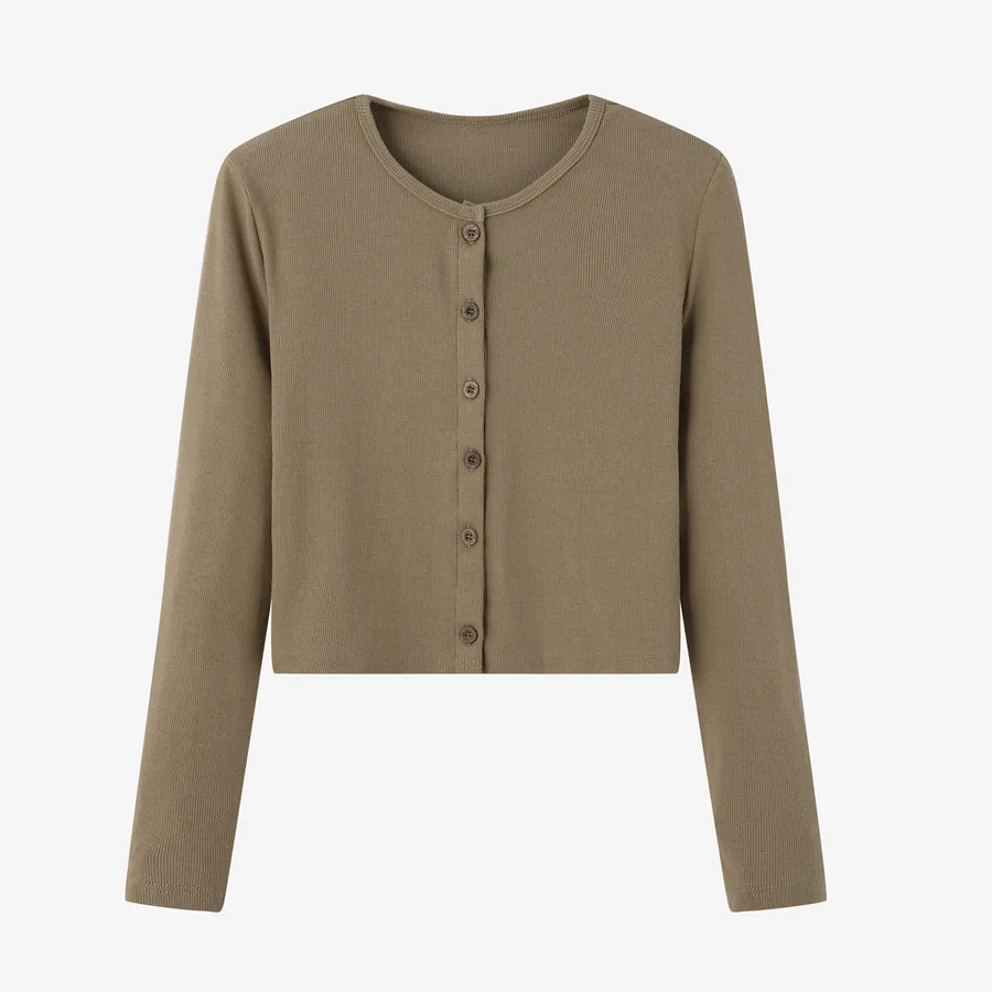 Green cardigan