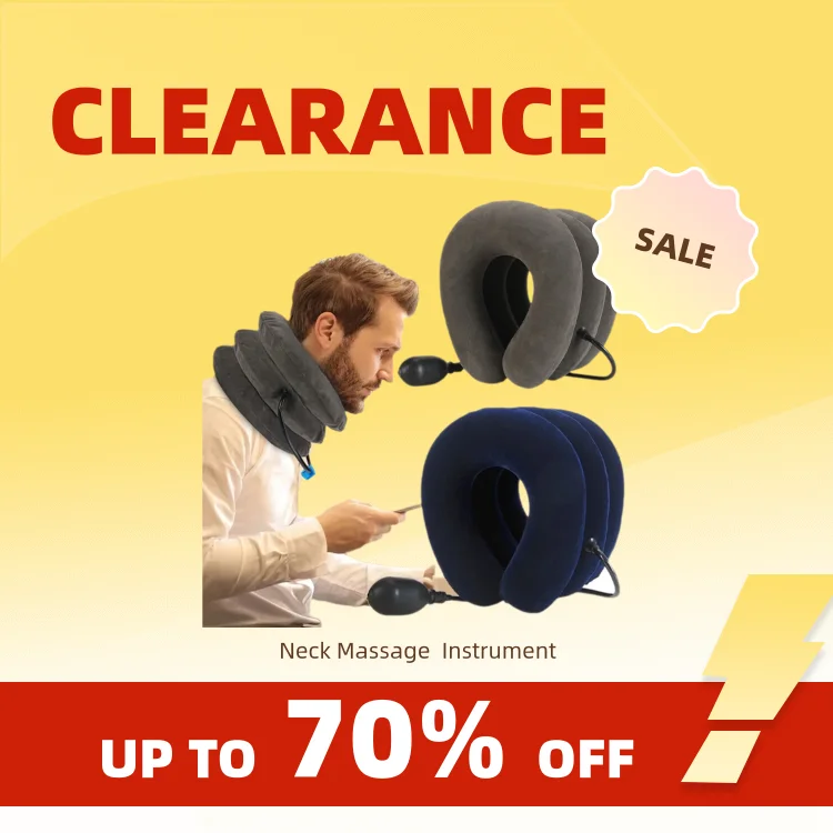 Inflatable Air Cervical Neck Traction Device - Pain & Stress Relief Support