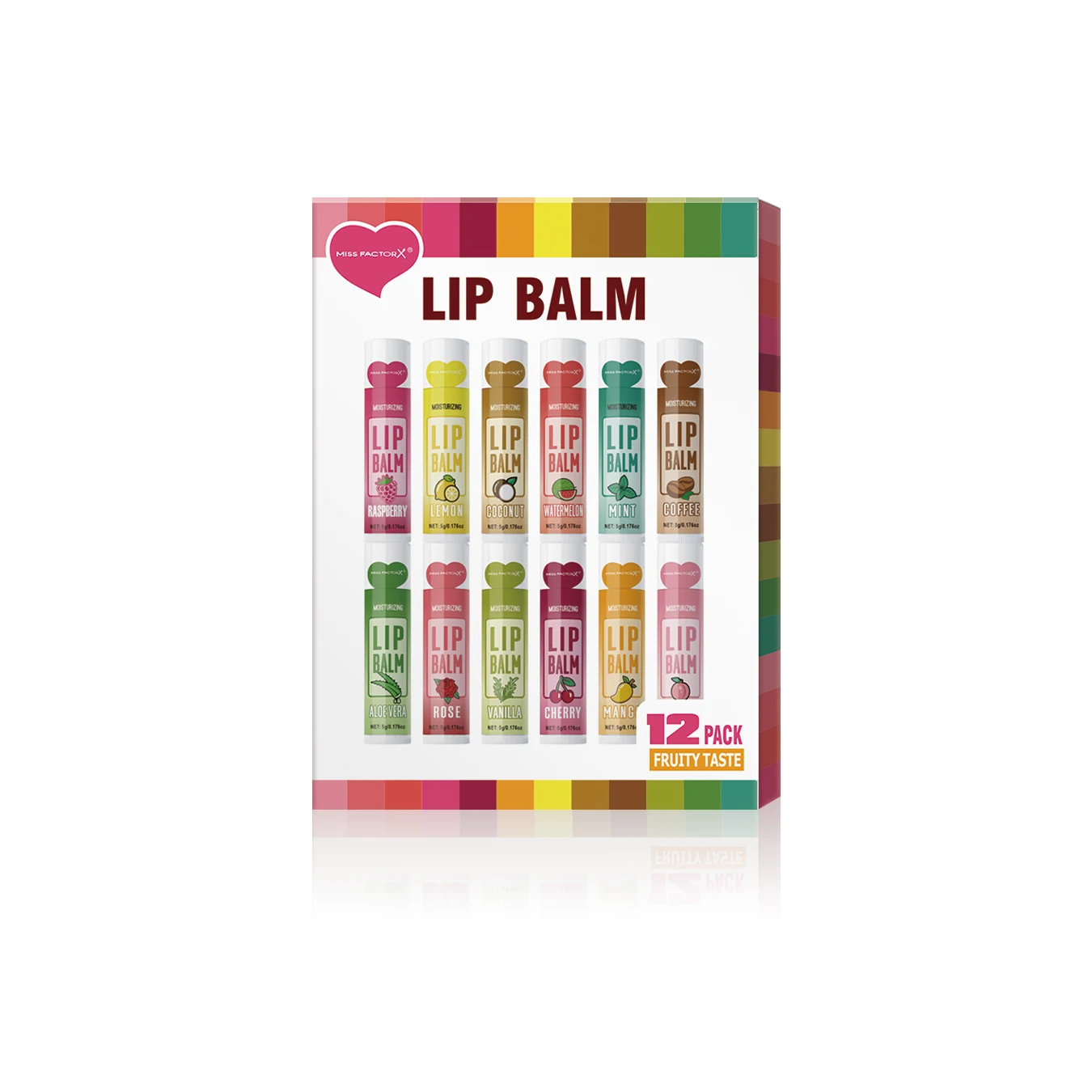 12 PCS lip balm set