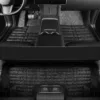 A full set of custom fit Mitsubishi Outlander floor mats for 2011-2021 models.