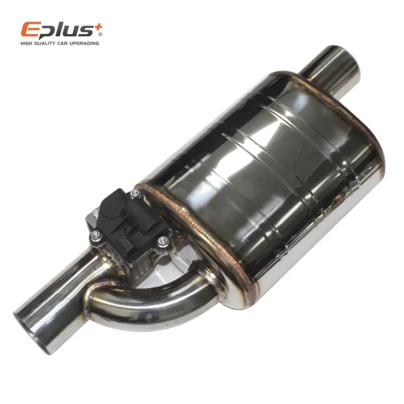 Close-up of electric valve mechanism on exhaust