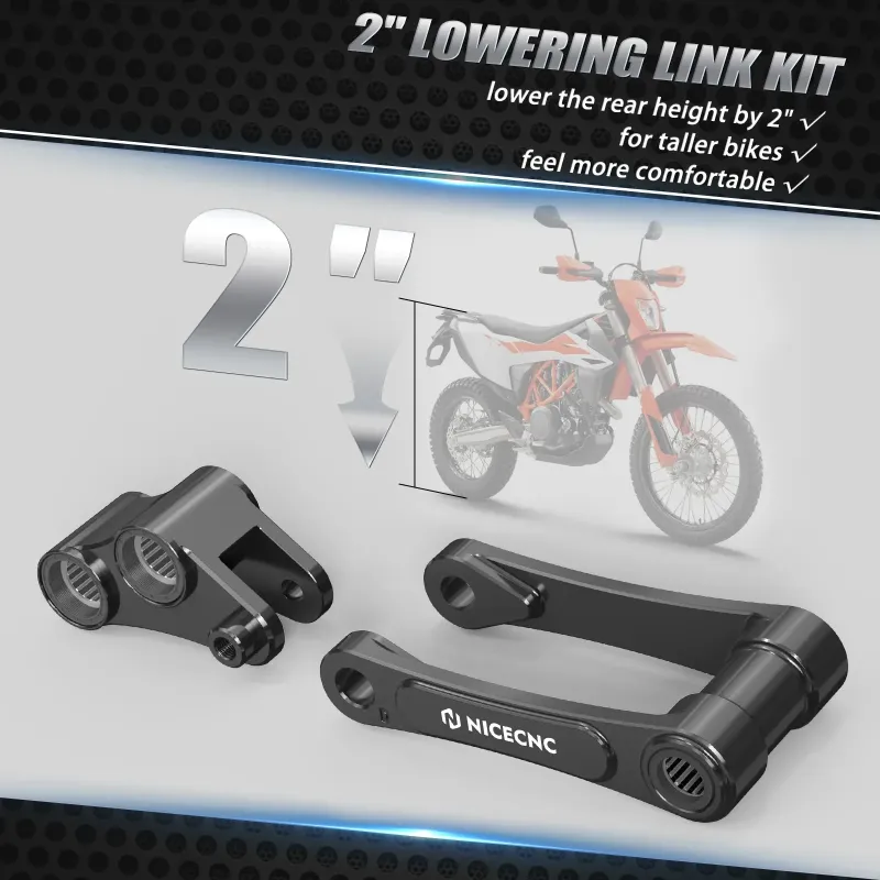 Motorcycle Lowering Link Billet Aluminum Durability