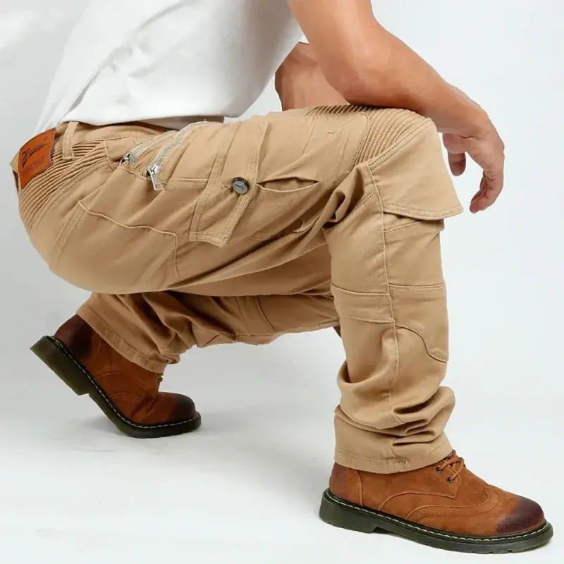 Men's Summer Motorcycle Riding Jeans – Standard Version - Moto Ride Trousers