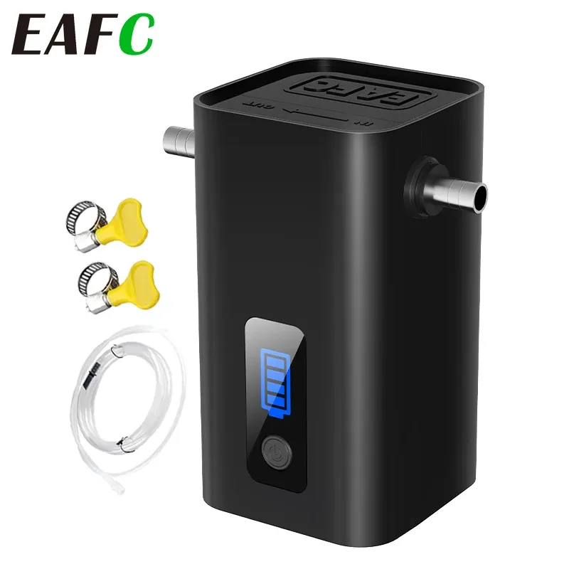 Rechargeable EAFC oil pump kit with accessories.