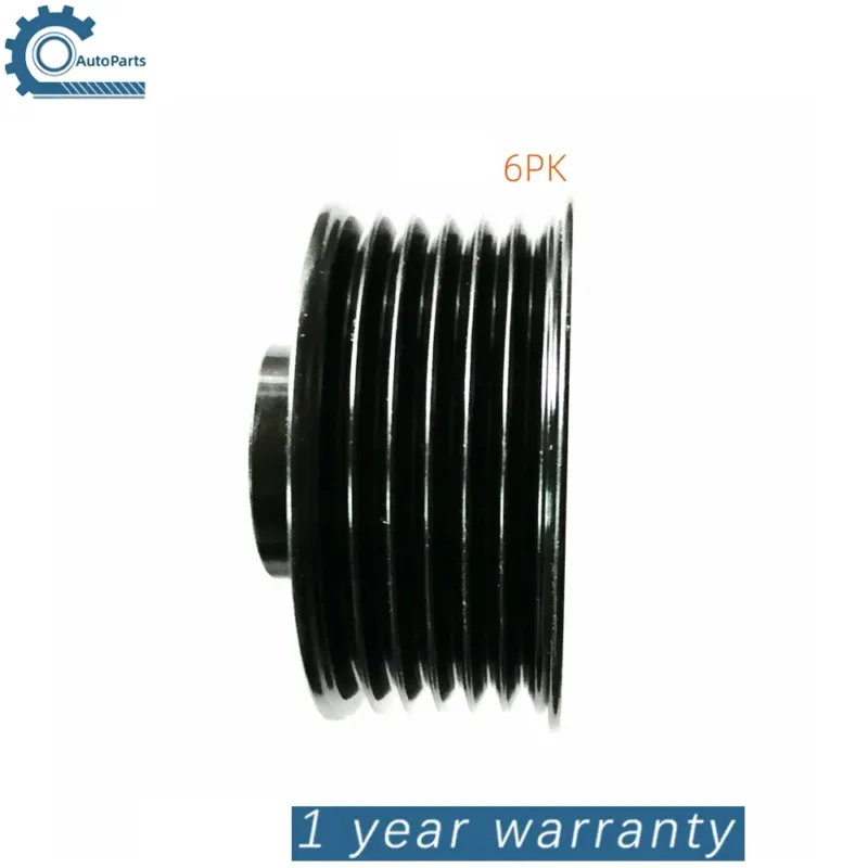 Close-up of CNC pulley for AMR500 supercharger