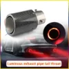 Car LED Exhaust Pipe with red light