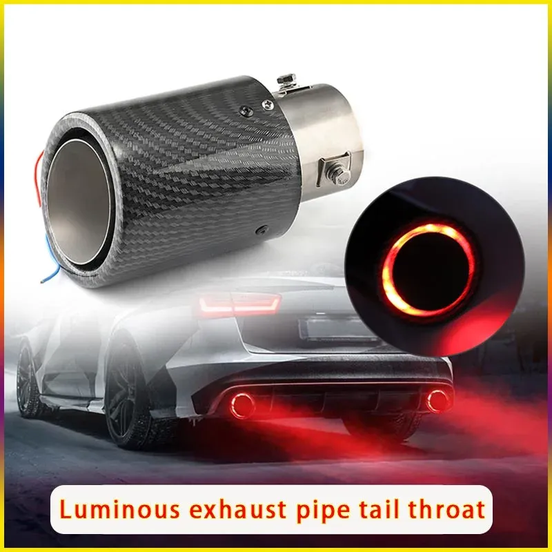 Car LED Exhaust Pipe with red light