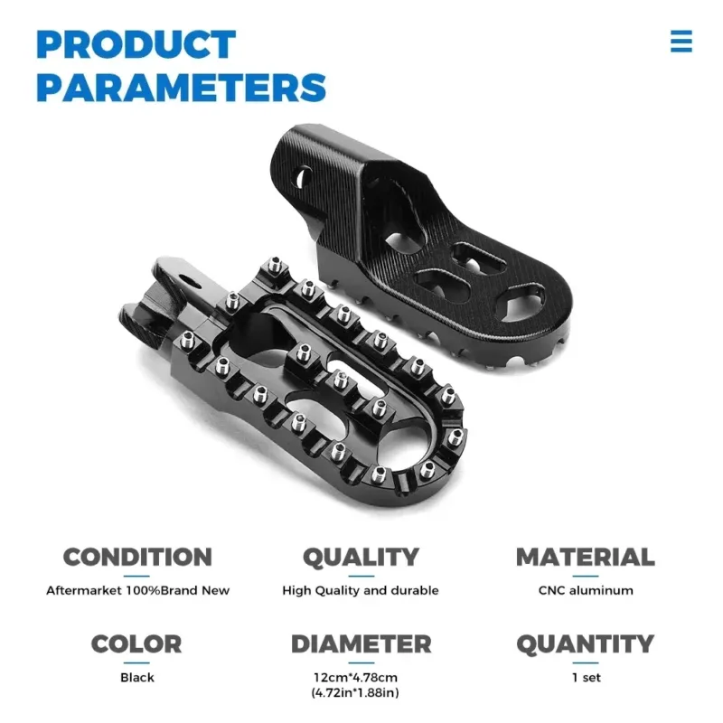 BMW Motorcycle Pegs CNC Aluminum Detail
