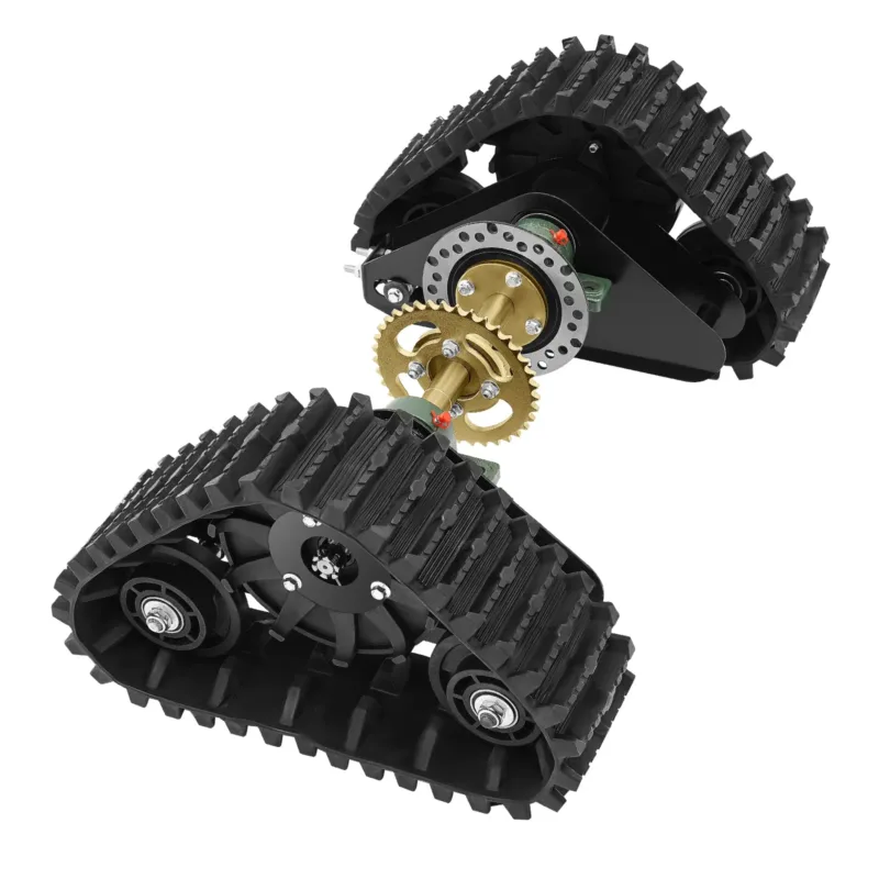 ATV Rear Axle Kit with Triangle Wheels Side view