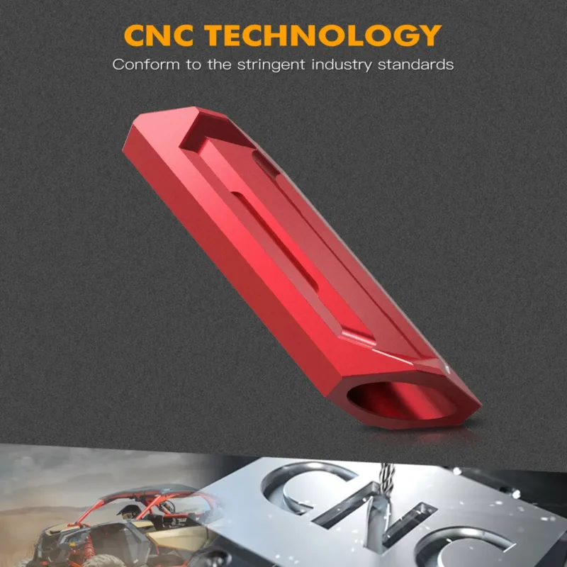 CNC-machined detail of the Maverick X3 Passenger Handle.