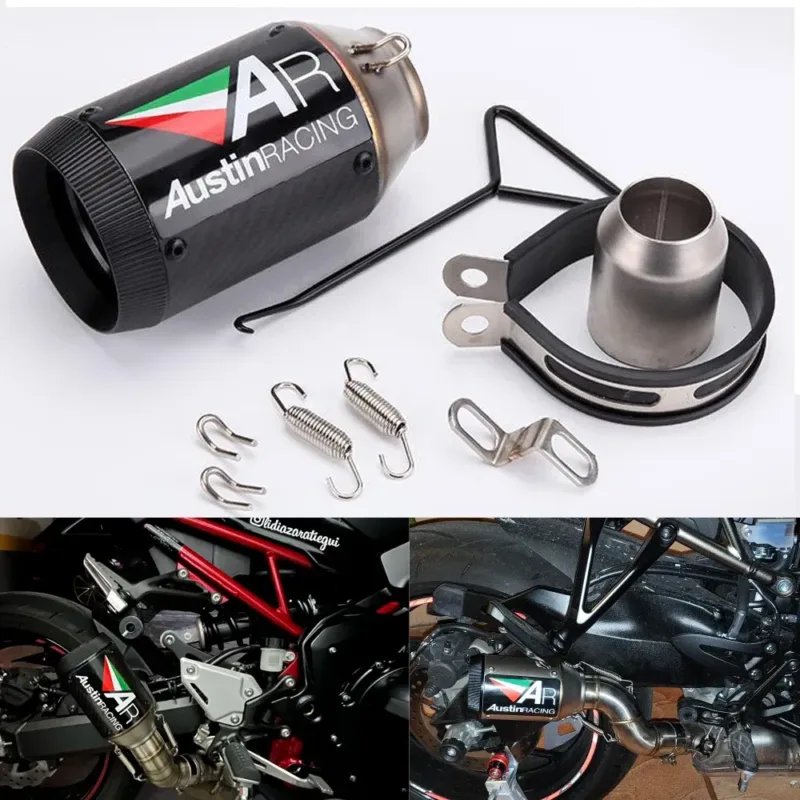 Exhaust pipe with included accessories